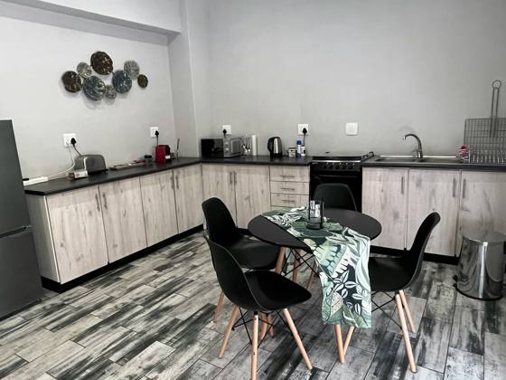 Kitchen and dining table